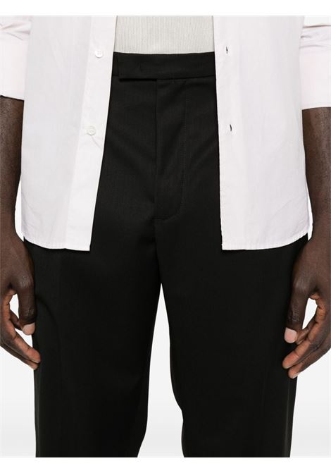 Black Masco mid-waist slim-cut tailored trousers Barena - men BARENA VENEZIA | PAU48110433590